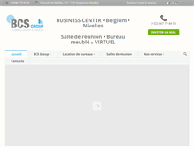 Tablet Screenshot of bcsgroup.be